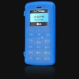 NEW Blue Rubber Silicone Skin Protective Case Cover for LG enV2 enV 2 VX9100 VX-9100