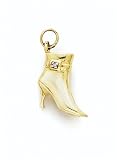 14K .01CT Dia High Heel Shoe - GH15957