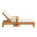 Outdoor Living : A Grade Outdoor Garden Teak Patio Chaise Lounge