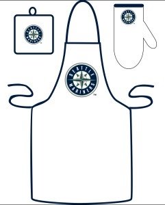 Seattle Mariners Grilling Apron Set