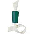 Green Ceramic Bottle Candle with Wick