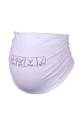 Maternity Belly-band Size 6-10 boy girl in white