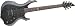 ESP LTD F100FM Electric Guitar (See Thru Black, Flame Maple)