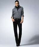 Lauren by Ralph Lauren Petite Tanya Black Straight-Leg Jeans