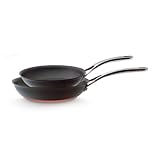 Anolon Nouvelle Copper Hard Anodized Nonstick 8-Inch and 10-Inch Open Skillets Twin Pack