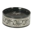 316L Stainless Steel Ring with IP black design. Width: 10mm 316L Stainless Steel Ring with IP black design. Width: 10mm