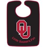 Oklahoma Sooners Two-Toned Snap Baby Bib