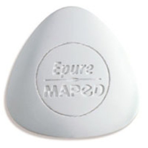 Maped Epure Pencil Eraser, Assorted Shapes, White