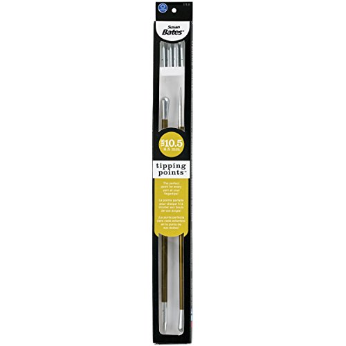 Tipping Points Knitting Needles 10"-Size 10.5/6.5mm