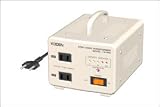 ステップダウントランス KODEN TA-1000 容量1000W 220V-230V地域で日本の100V電気製品が使えます。