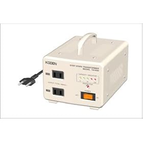 【クリックで詳細表示】TA-1000 海外旅行用トランス 220V～240V-100V 869852： ホーム＆キッチン