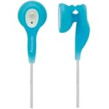 Panasonic RP-HV21-A In-Ear Earbud Heaphones with Built-in Clip (Blue)