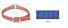 Hallmark 51725 1 Inch Wide Safety Collar With Reflective Strip - Blue - 22 Inch