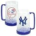 Plastic Mugs - New York Yankees Plastic Crystal Freezer Mugs - Set of 4
