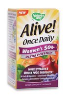 Alive Once Daily Womens 50+ Ultra Potency - 60 - Tablet