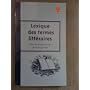 Lexique des termes litt�raires de Michel Jarrety