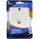 Southwestern Bell S60628 Phone Wall Jack (White)