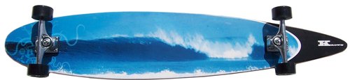 Krown Blue Wave City Surf Longboard Skateboard On Sale