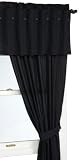 Nautica Tuck Dobby Window Valance, Navy
