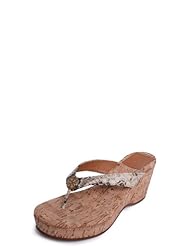 Shoes: TB Suzy 75MM Wedge Snake 9.5 Natural - Tory Burch