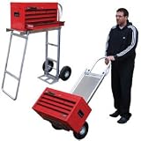 Aluminum Hand Truck With Folding Workbench 500 Lb. Capacity