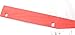 GENUINE OEM TORO PARTS - SCRAPER BLADE (RED) 74-1420-01