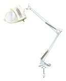 Clamp On Desk Lamp - 3 Diopter Mag Lens - 36" Flex Arm