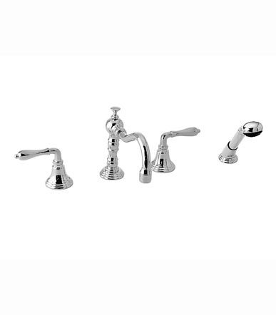 Tub Set W Handshower Polished Chrome