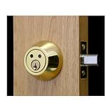 KFD IR Remote Control Deadbolt Lock- Bright Brass