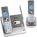 AT&T SL82218 DECT 6.0 Digital Dual Handset Answering System - Titanium and Carbonite