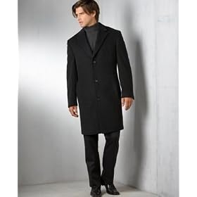Calvin Klein Plaza Wool Cashmere Overcoat by Men's Wool Coats