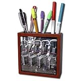 31OJde2z0eL. SL160  Kike Calvo New York   Subway entrance closed by bad weather. Blizzard in Central Park, Manhattan, New York, United States   Tile Pen Holders 5 inch tile pen holder