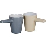 Produkt-Bild: tavola swiss 5048725 Scanpart Espressotassen 2 St&uuml;ck grau / beige
