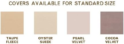 PuppyStairs 2-Piece Ramp - Oyster Suede. All covers are removable, machine washable; Foam is Industrial grade high-density foam, which firmly supports Pets up to 60 pounds