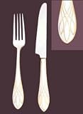 Waterford Flatware Lismore Gold #0575 Oyster/Cocktail Forks