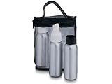 Lewis N. Clark 727 Aluminum Travel Bottle Kit