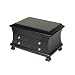 The Jocelyn Jewelry Box (Java Black) (8.25H x 13W x 8.5D)