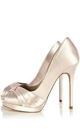 Pleated Satin Peep