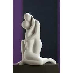 Gilde Sculpture Francis 'Du und ich' Creme