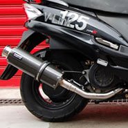 ビームス：SS300 カーボン フルエキゾースト マフラー