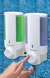Aviva Double Soap – Shampoo – Gel Dispenser – White