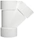 Spears 475 Series PVC Pipe Fitting, Wye, Schedule 40, 1-1/4