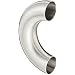 Dixon B2WUL-R200P Stainless Steel 316L Sanitary Fitting, 180 Degree Polished Weld Return Bend, 2" Tube OD