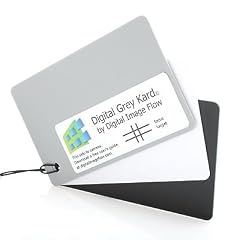Original Digital Grey Kard DGK-2 von Digital Image Flow, kompakte Graukarte im Scheckkartenformat mit bequemer Multifunktions-Schlaufe, Grey Card Made in USA! F�r digitalen Wei�abgleich