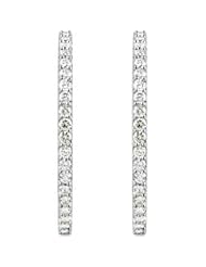 Genuine Ibiza Elegance TM 14K White Gold Earrings 5 Ct Tw. 13.49 Grams . 100% Satisfaction Guaranteed.