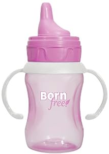 BornFree Born Free BPA FREE Trainer Training Cup 7 oz - pink