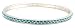 Sterling Silver Blue Crystal Bangle Bracelet by David Sigal