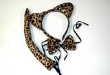 LOT de 2:Parure felin 3 pièces 89014 modèles au choix (TIGRE) Accessoires bijoux, coiffes, diadèmes, parures, serres tête, oreilles