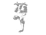 Sudden Shadows Skateboarder Skater Wall Shadow Mural
