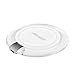 Wireless Charger, Archeer Qi Wireless Charging Pad for Samsung S6/ S6 Edge/Note 5, Nexus 4/ 5/ 6/ 7, Microsoft Lumia 950XL/930/920, LG G3/ G4 and All Qi-Enabled Devices(White)